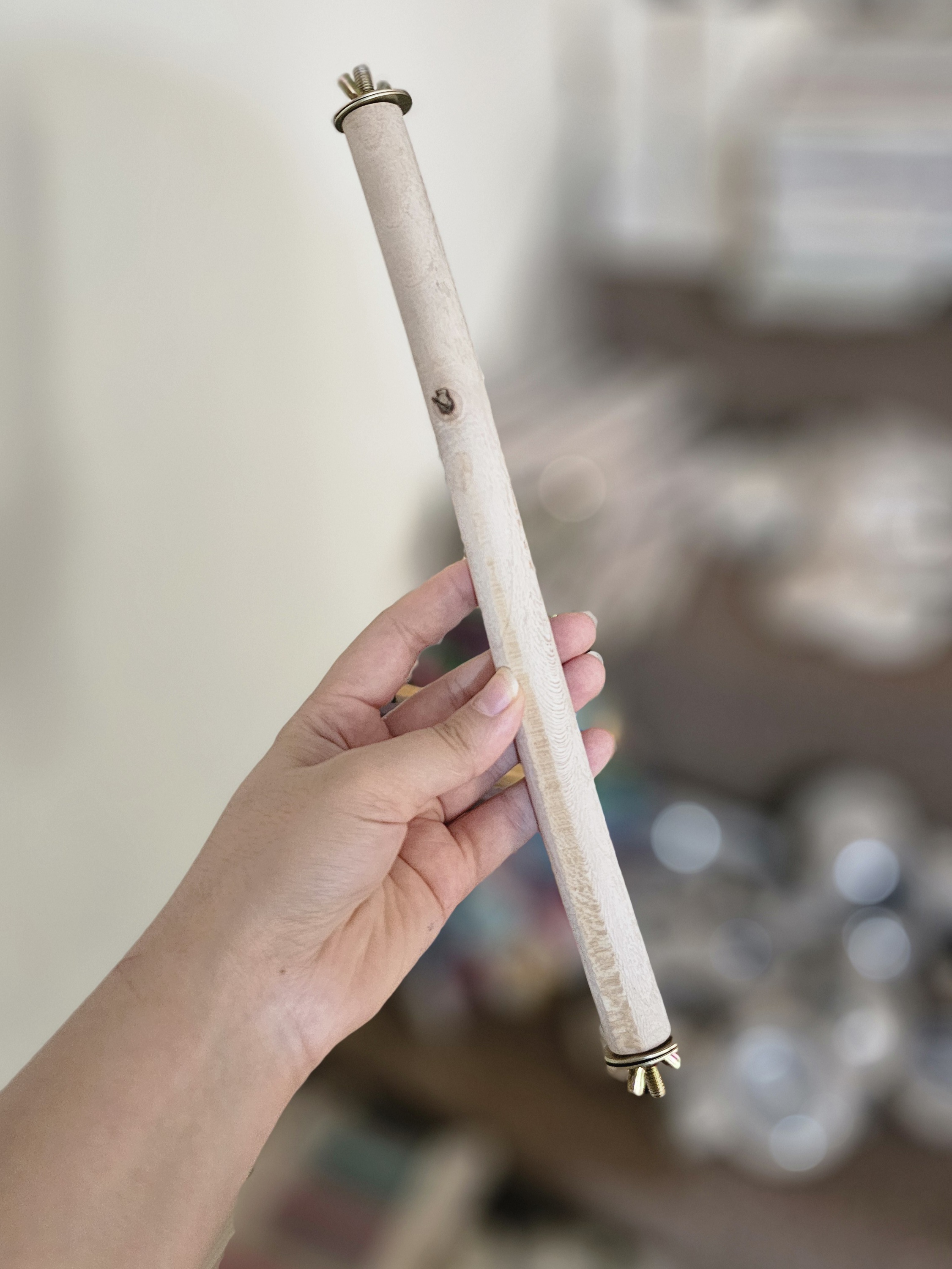 چوب نشیمن دوسرپیچ ۳۰ سانت